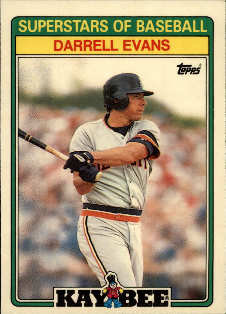 1988 Kay-Bee Baseball Cards    009      Darrell Evans